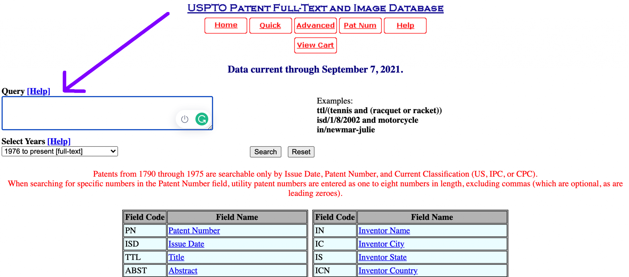 uspto legacy assignment search