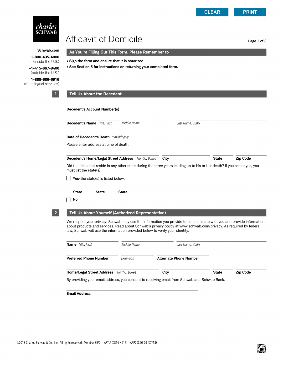 Free Affidavit Of Domicile Form Pdf Word Eforms