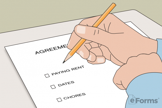 person reviewing relationship agreement
