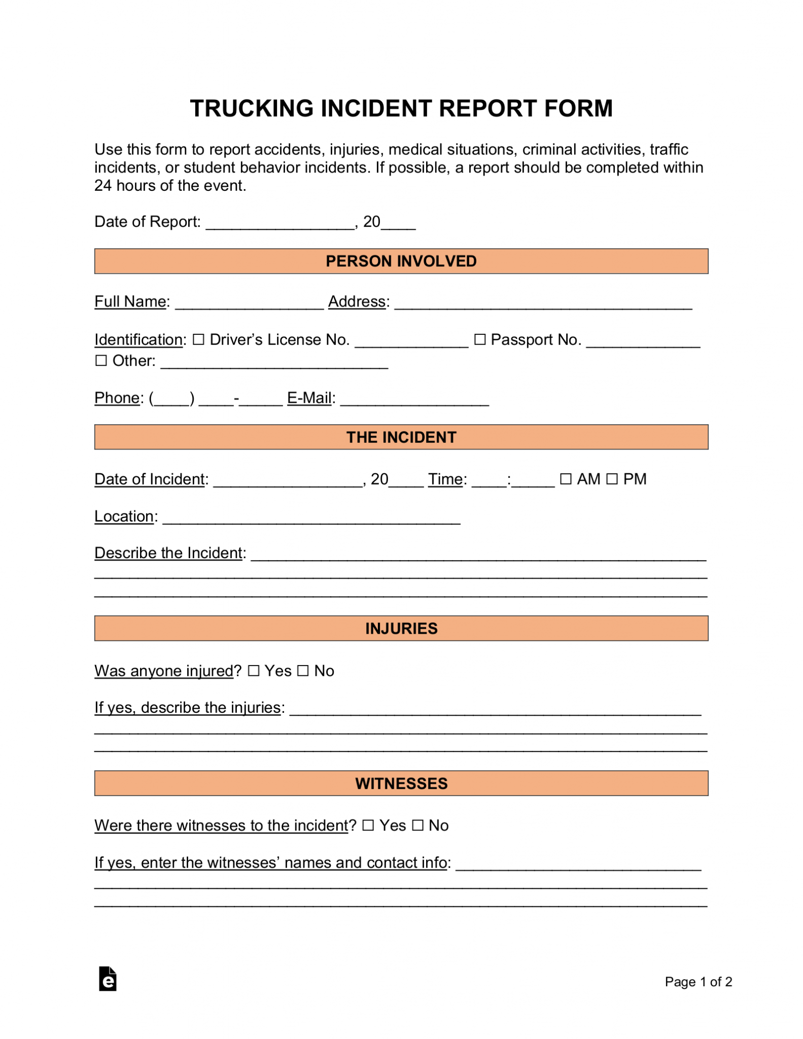 free-trucking-incident-report-template-pdf-word-eforms