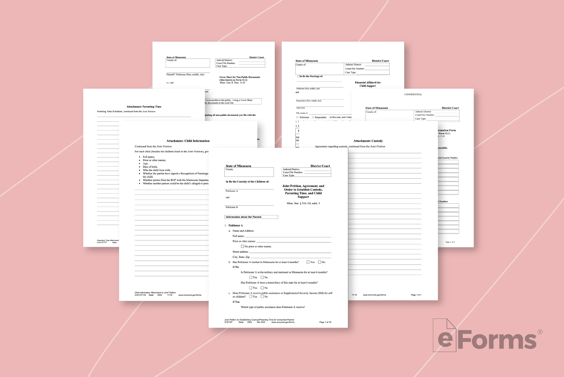 Image showing 7 required forms.