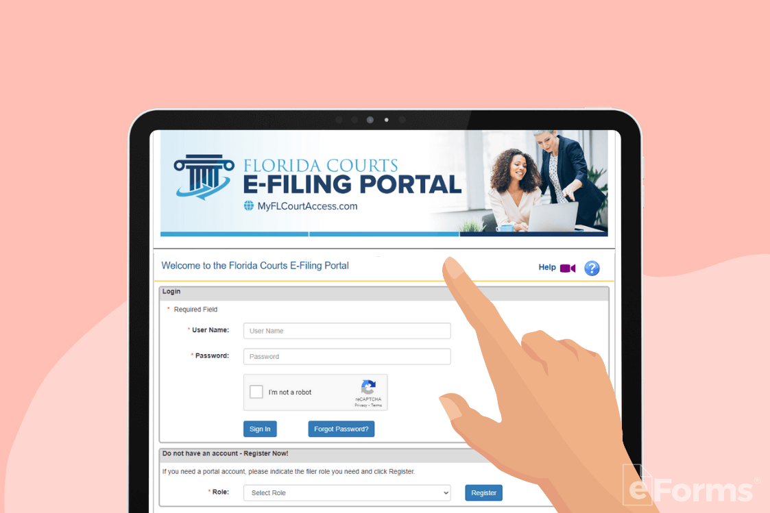 florida e-file custody paperwork portal