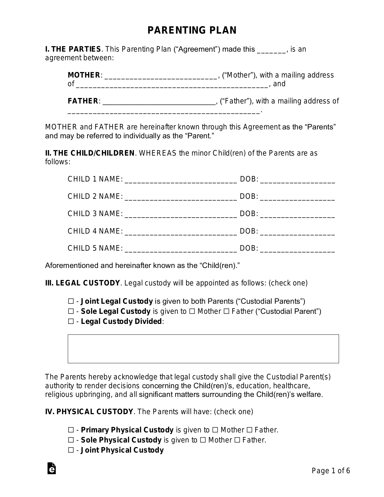 Sample Child Support Agreement Letter Template