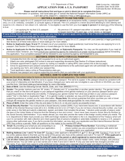 Passport Forms (3)