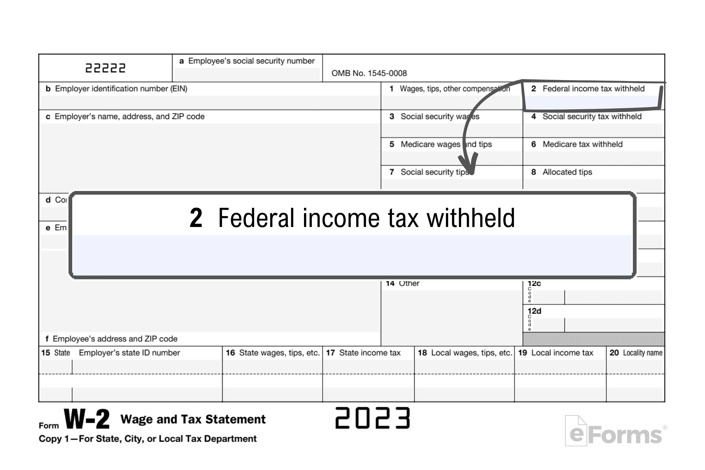 Federal income Tax witheld
