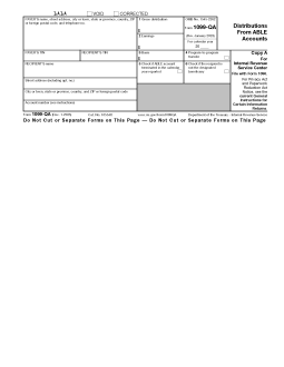 IRS 1099-QA Form