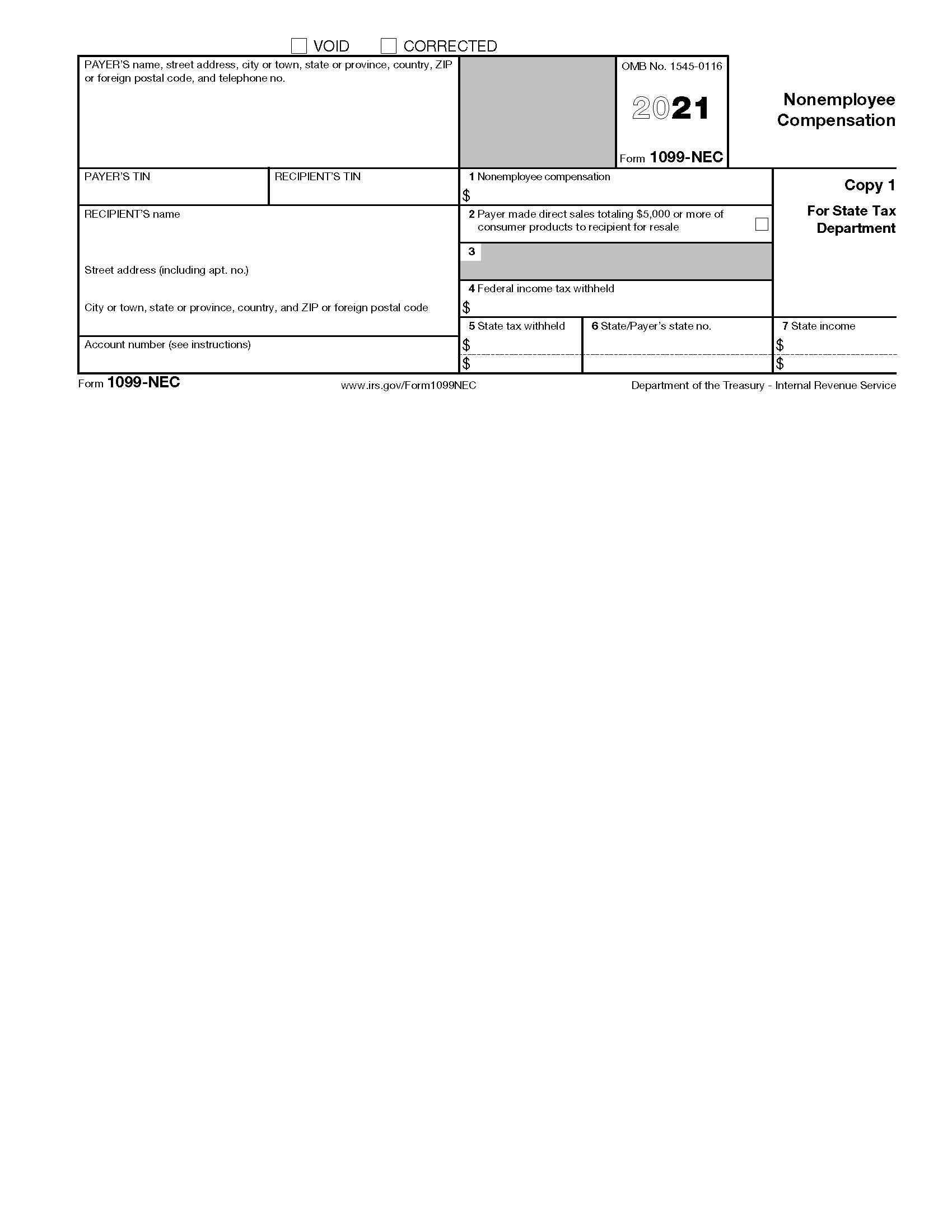 irs 1099 nec form pdf