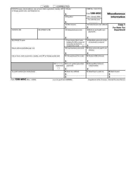 IRS Form 1099-MISC