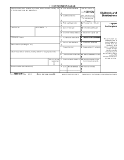 IRS Form 1099-DIV