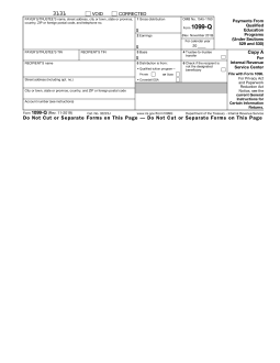 IRS Form 1099-Q