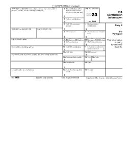 IRS Form 5498