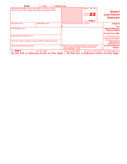 Free IRS Form 1098-E - PDF – eForms