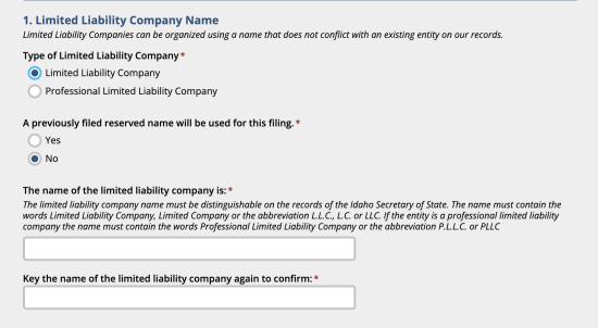 How to Form an LLC in Idaho – eForms