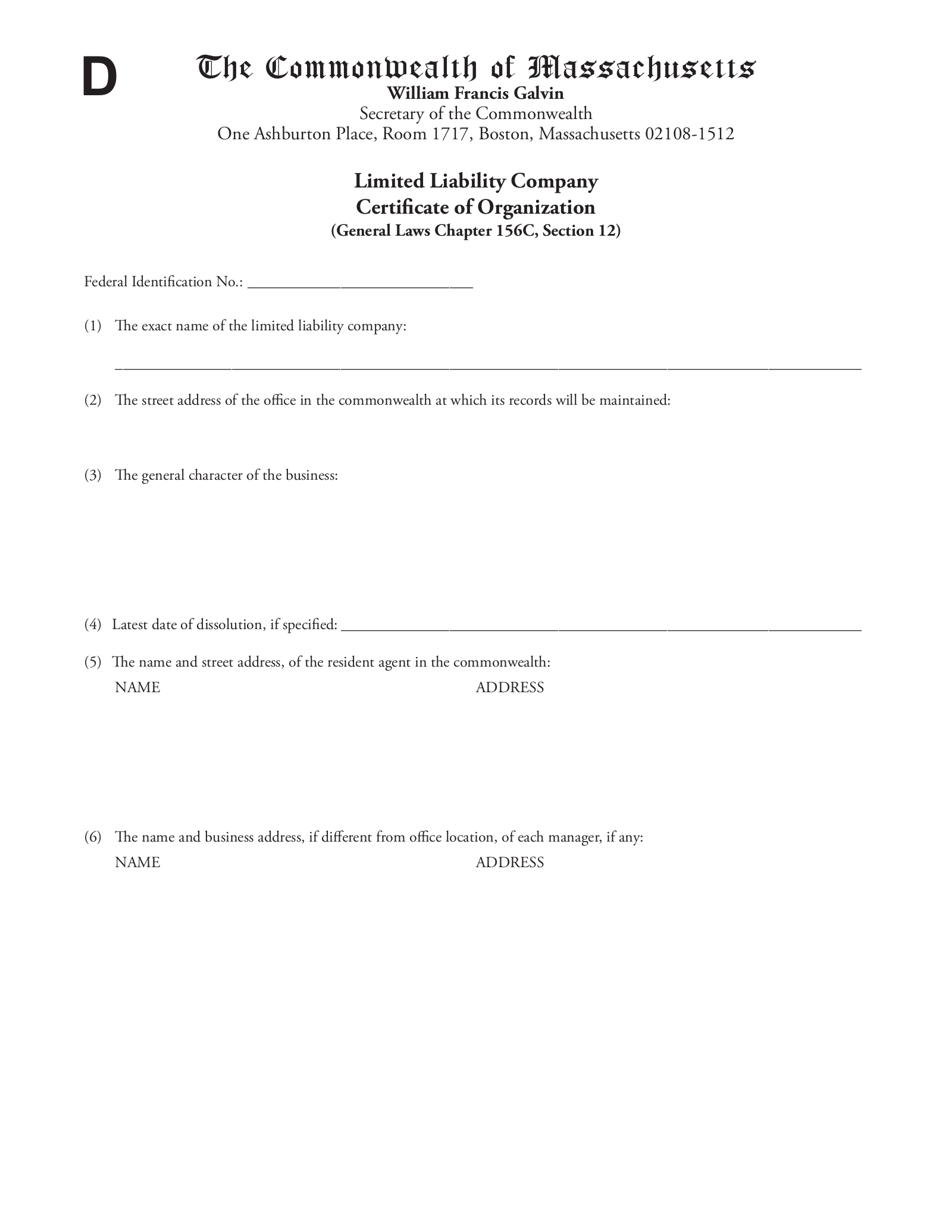 How to Form an LLC in Massachusetts (7 steps)