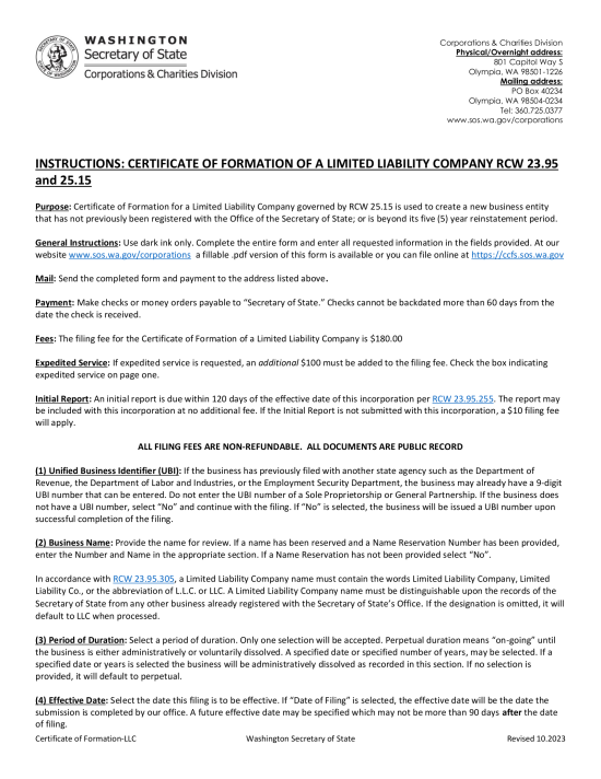 How to Form an LLC in Washington (7 steps)