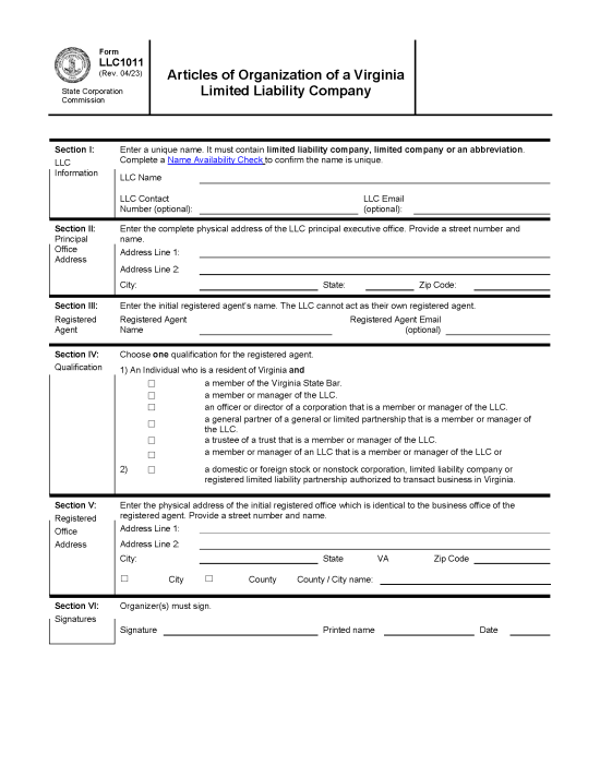 How to Form an LLC in Virginia (7 steps)