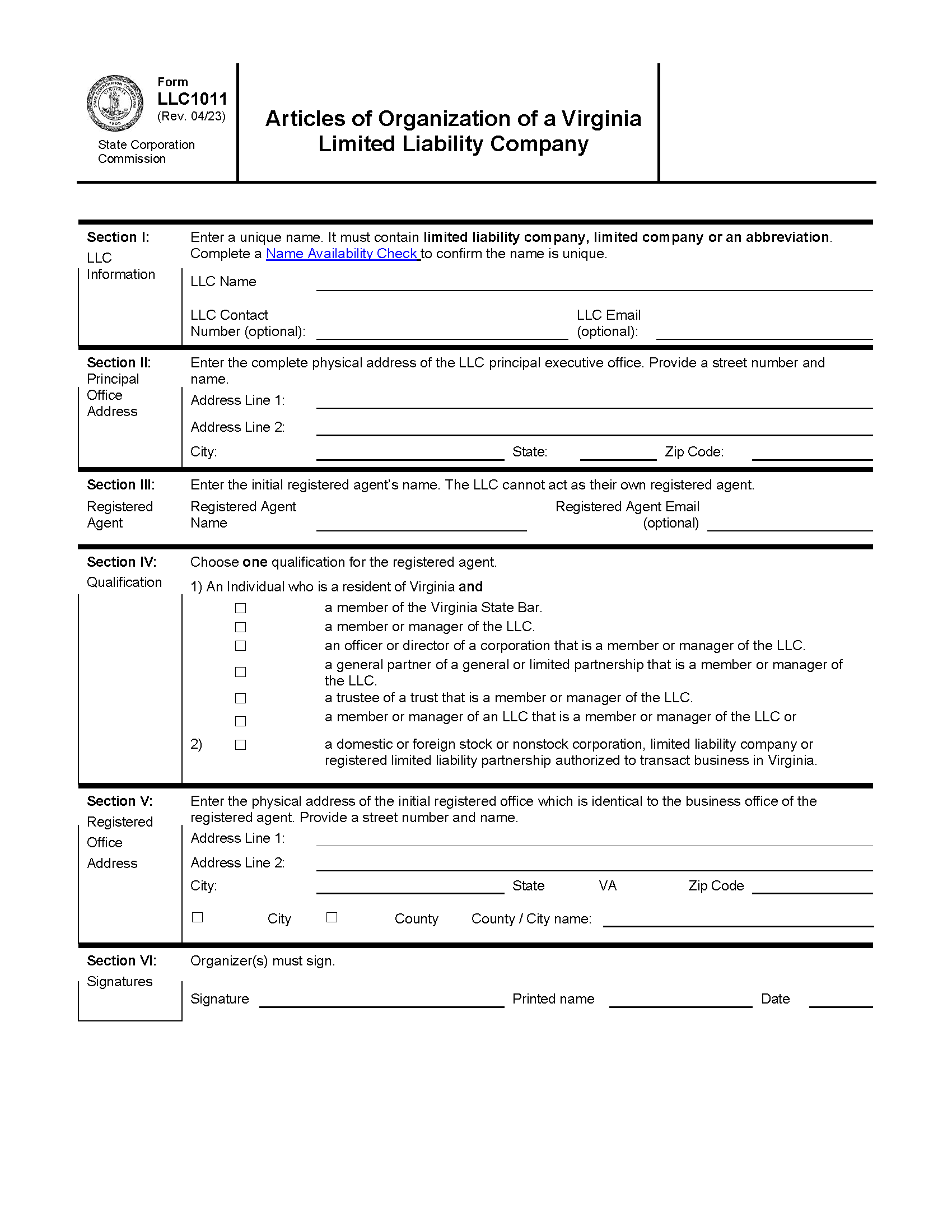 How to Form an LLC in Virginia (7 steps)