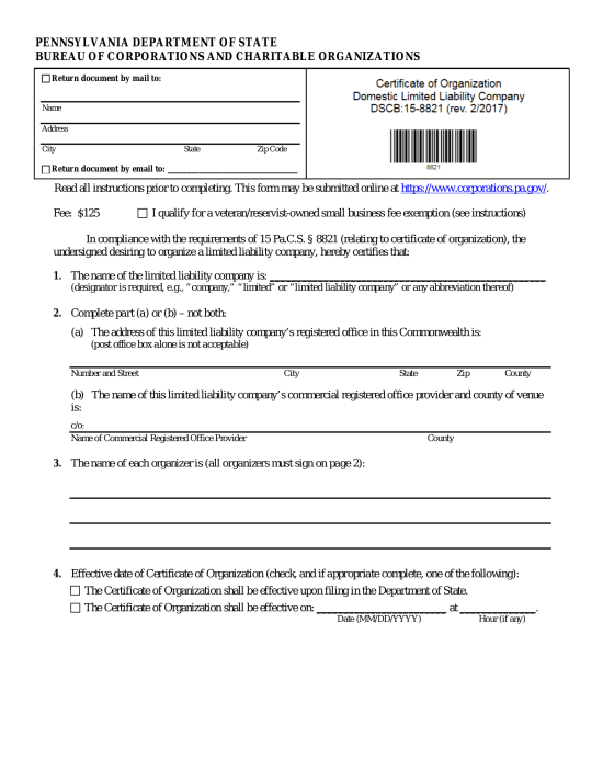 How to Form an LLC in Pennsylvania (7 steps)
